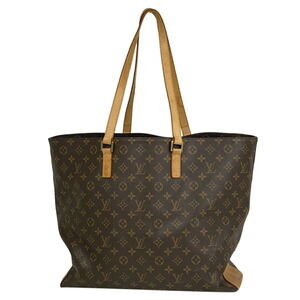 Louis Vuitton Cabas Alto Shoulder Bag Tote Monogram Brown